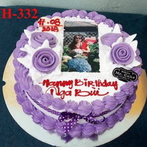 bánh sinh nhật được in ảnh