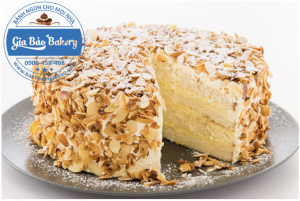 bánh kem bắp hạnh nhân đơn giản tại nhà