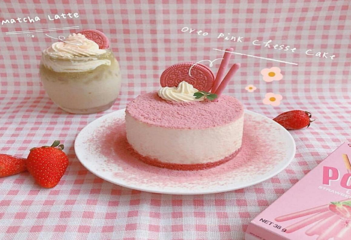 bánh cheesecake anh đào