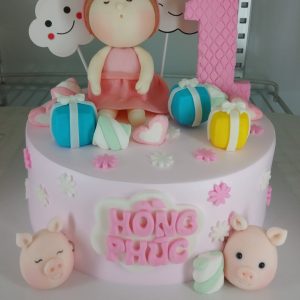 bánh kem tạo hình fondant