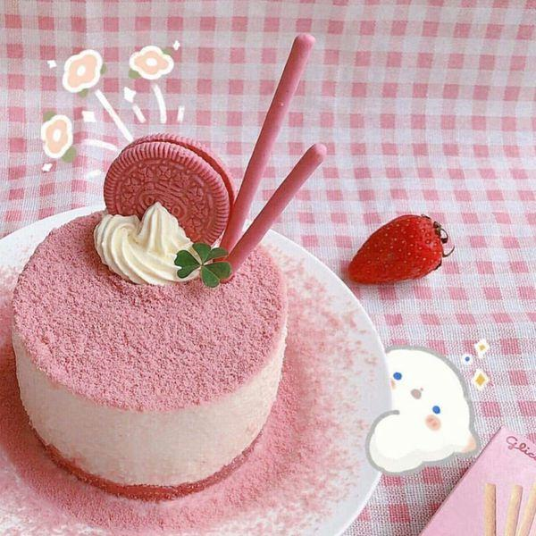 bánh cheesecake dâu