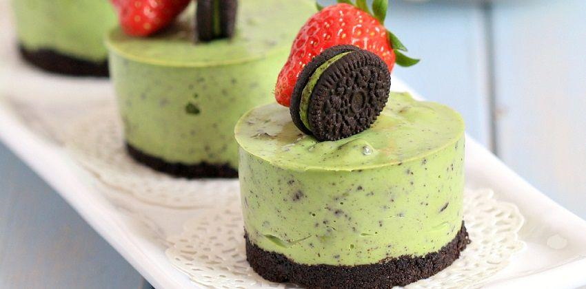 bánh cheesecake matcha